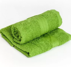 Полотенце махровое  40х70, цв. зелёный, 430 гр.Туркмения Б