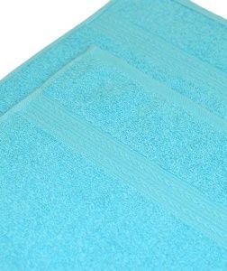 Полотенце махровое  40х70, цв. св.- голубой, 430 гр.Туркмения Б