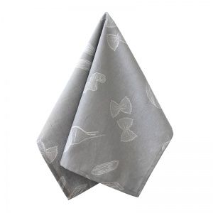 Полотенце кухонное "Паста", цвет светло-серый, размер 40х60, жаккард,  Вологда